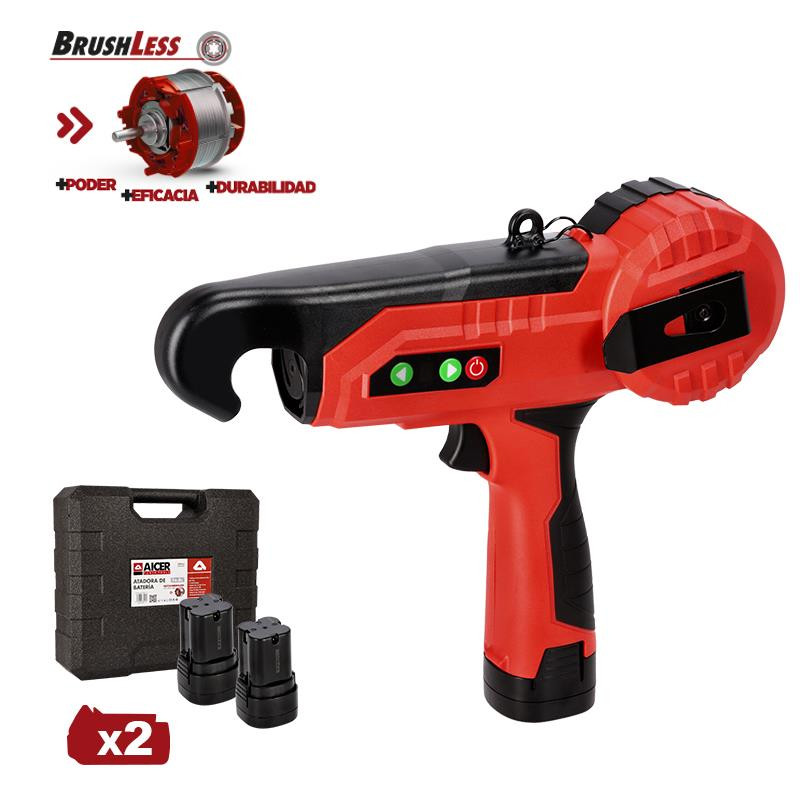 ATADORA DE BATERIA 168V SIN ESCOBILLAS AICER 2X 20AH