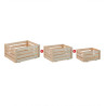 CAJAS DE LAMAS 3 TAMANOS PINO MACIZO