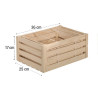 CAJAS DE LAMAS 3 TAMANOS PINO MACIZO