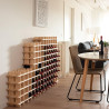 BOTELLERO DE MADERA RIOJA 43X22X325CM 9 BOTELLAS PINO MACIZO
