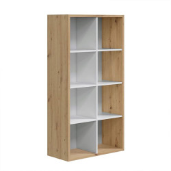 ESTANTERIA CUBOS 137X715X33CM BL ARTIK R NODI MOMI