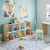 ESTANTERIA CUBOS 137X715X33CM BL ARTIK R NODI MOMI