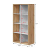ESTANTERIA CUBOS 137X715X33CM BL ARTIK R NODI MOMI