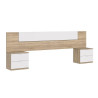 CABECERO 2 MESITAS 2 CAJONES 95X247X38CM RCANADIAN BLARTIK MOMI