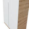 ARMARIO 2 PUERTAS 200X90X52CM R NODI BL ARTIK MOMI