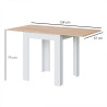 MESA AUXILIAR EXTENSIBLE 79X67X67CM BLARTIK RCANADIAN MOMI