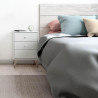 CABECERO 2 MESITAS 3 CAJONES 101X240X34CM BLARTIK BLVELHO MOMI