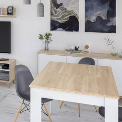 MESA DE COMEDOR EXTENSIBLE 78X140X90CM BLARTIK RCANADIAN MOMI