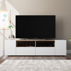 MUEBLE TV CON 4 PUERTAS 36X138X42CM BL ARTIK R CANADIAN MOMI