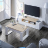 MUEBLE TV CON 4 PUERTAS 36X138X42CM BL ARTIK R CANADIAN MOMI