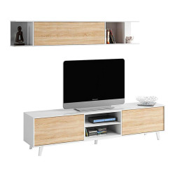 MODULO SALON TV 51X180X41CM BL ARTIK R CANADIAN MOMI