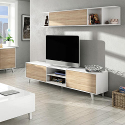 MODULO SALON TV 51X180X41CM BL ARTIK R CANADIAN MOMI