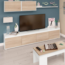 MODULO SALON TV 43X200X41CM BL ARTIK R CANADIAN MOMI