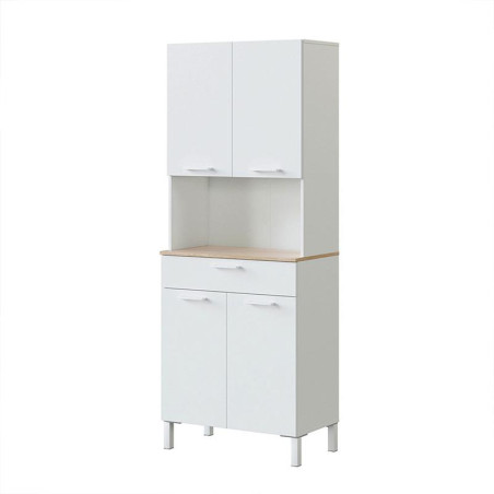 MUEBLE AUXILIAR COCINA 4P 1CAJON 186X72X40CM BLARTIK RCANADIAN MOMI