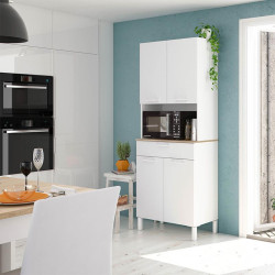 MUEBLE AUXILIAR COCINA 4P 1CAJON 186X72X40CM BLARTIK RCANADIAN MOMI