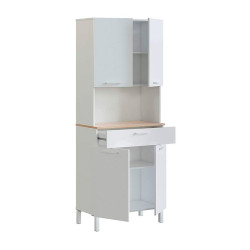 MUEBLE AUXILIAR COCINA 4P 1CAJON 186X72X40CM BLARTIK RCANADIAN MOMI