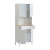 MUEBLE AUXILIAR COCINA 4P 1CAJON 186X72X40CM BLARTIK RCANADIAN MOMI