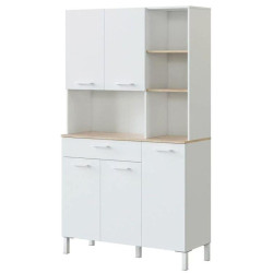 MUEBLE AUXILIAR COCINA 5P 1CAJON 186X108X40CM BLARTIK RCANADIAN MOMI