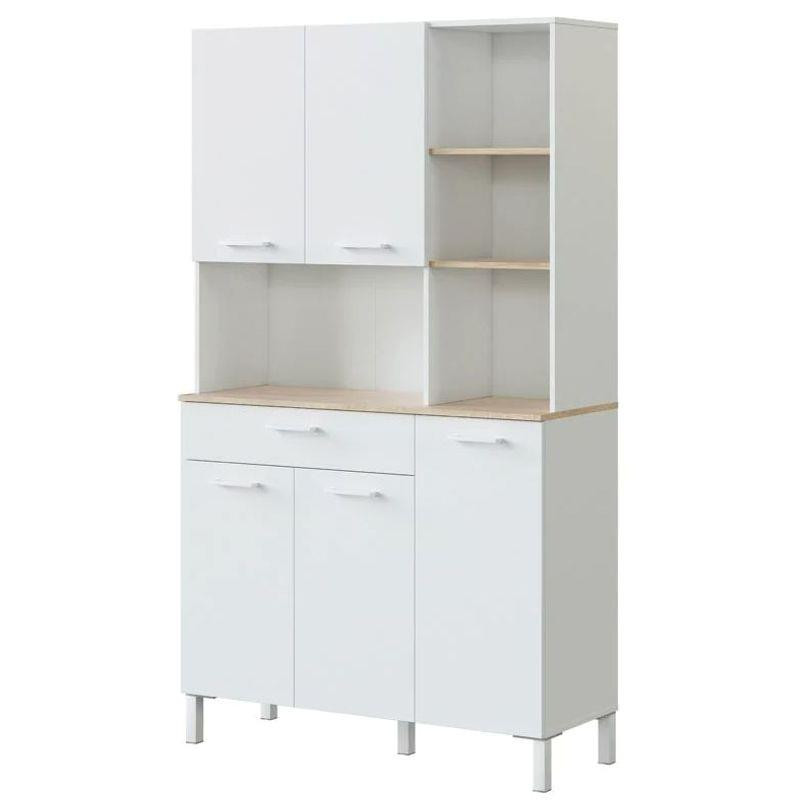 MUEBLE AUXILIAR COCINA 5P 1CAJON 186X108X40CM BLARTIK RCANADIAN MOMI