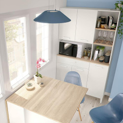 MUEBLE AUXILIAR COCINA 5P 1CAJON 186X108X40CM BLARTIK RCANADIAN MOMI