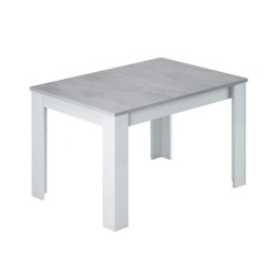 MESA DE COMEDOR EXTENSIBLE 78X140X90CM BL ARTIK CEMENTO MOMI