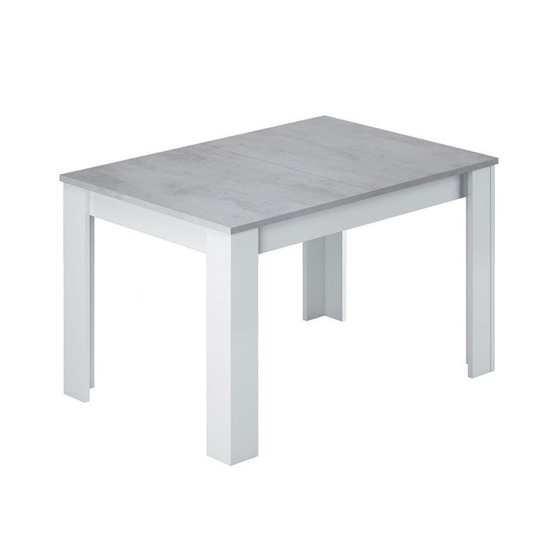 MESA DE COMEDOR EXTENSIBLE 78X140X90CM BL ARTIK CEMENTO MOMI