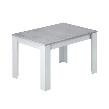 MESA DE COMEDOR EXTENSIBLE 78X140X90CM BL ARTIK CEMENTO MOMI