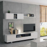 MODULO SALON TV 46X200X41CM BL BRILLO G ANTRACITA MOMI