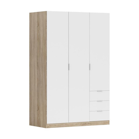 ARMARIO 3P 3CAJONES 180X121X52CM R CANADIAN BL ARTIK MOMI