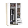 ARMARIO 3P 3CAJONES 180X121X52CM R CANADIAN BL ARTIK MOMI