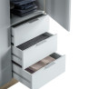 ARMARIO 3P 3CAJONES 180X121X52CM R CANADIAN BL ARTIK MOMI