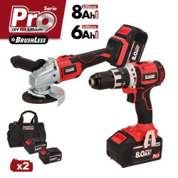 TALADRO RADIAL 18V SERIE PRO AICER 1X 60AH 1X 80AH