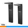 PACK 2PCS BALIZA SOLAR LED DE JARDIN 200 LUMENS AIRMEC
