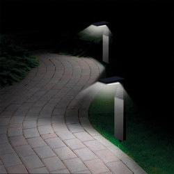 PACK 2PCS BALIZA SOLAR LED DE JARDIN 200 LUMENS AIRMEC