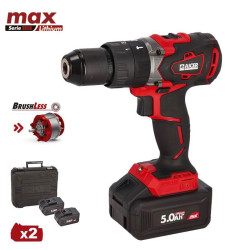 TALADRO 20V SIN ESCOBILLAS SERIE MAX AICER 2X 50AH