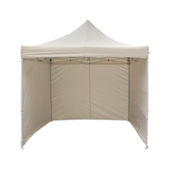 CARPA PLEGABLE METAL 3X3 METROS BEIGE C PAREDES DONNA GARDEN