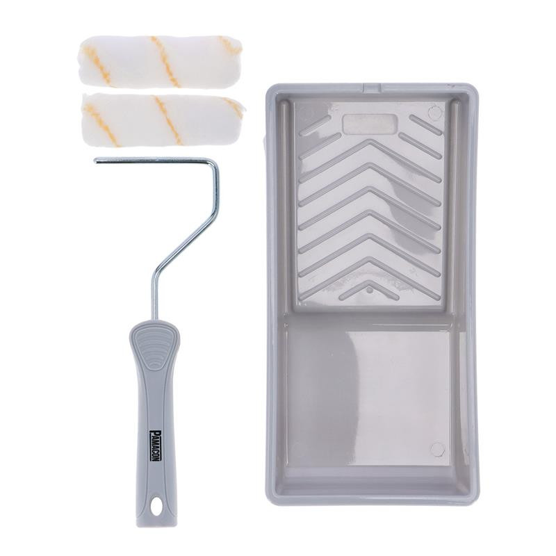 KIT DE PINTURA POLIESTER 10CM SUPERFICIE LISA SEMILISA PAMACON