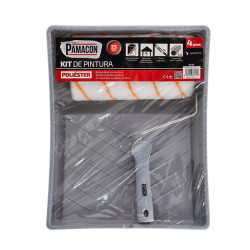 KIT DE PINTURA POLIESTER 23CM SUPERFICIE LISA SEMILISA PAMACON
