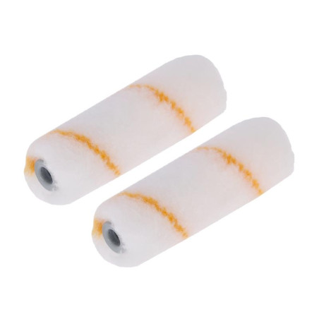 PACK 2 RECAMBIOS RODILLO POLIESTER 10CM SEMILISA SEMIRUGOSA PAMACON
