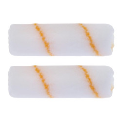 PACK 2 RECAMBIOS RODILLO POLIESTER 10CM SEMILISA SEMIRUGOSA PAMACON