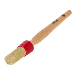 BROCHA REDONDA POLIESTER 22CM MANGO MADERA PAMACON