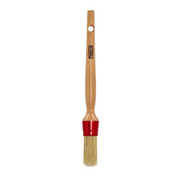 BROCHA REDONDA POLIESTER 22CM MANGO MADERA PAMACON