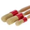 BROCHA REDONDA POLIESTER 22CM MANGO MADERA PAMACON
