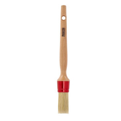 BROCHA REDONDA POLIESTER 27CM MANGO MADERA PAMACON