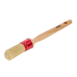 BROCHA REDONDA POLIESTER 32CM MANGO MADERA PAMACON