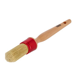 BROCHA REDONDA POLIESTER 36CM MANGO MADERA PAMACON