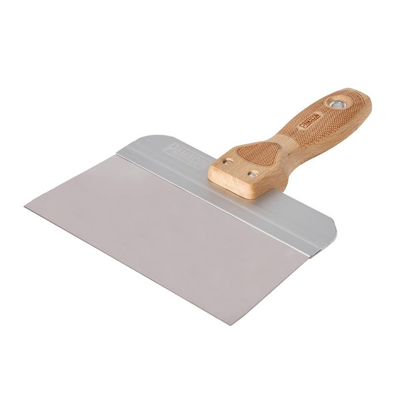 ESPATULA DE EMPLASTECER 203CM FLEXIBLE DE ACERO MANGO MADERA PAMACON