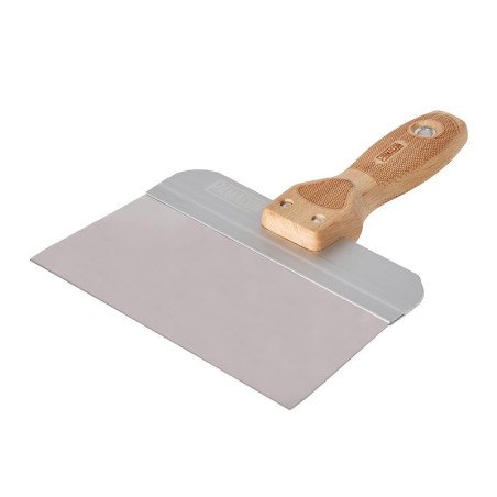 ESPATULA DE EMPLASTECER 203CM FLEXIBLE DE ACERO MANGO MADERA PAMACON
