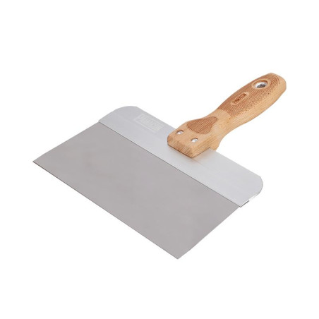 ESPATULA DE EMPLASTECER 254CM FLEXIBLE DE ACERO MANGO MADERA PAMACON