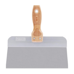 ESPATULA DE EMPLASTECER 254CM FLEXIBLE DE ACERO MANGO MADERA PAMACON